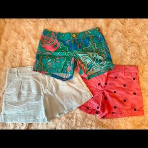 Bundle of Medium (Size 6) Preppy Shorts